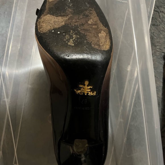 Authentic Prada Ombré paten kitten heel - Picture 4 of 4